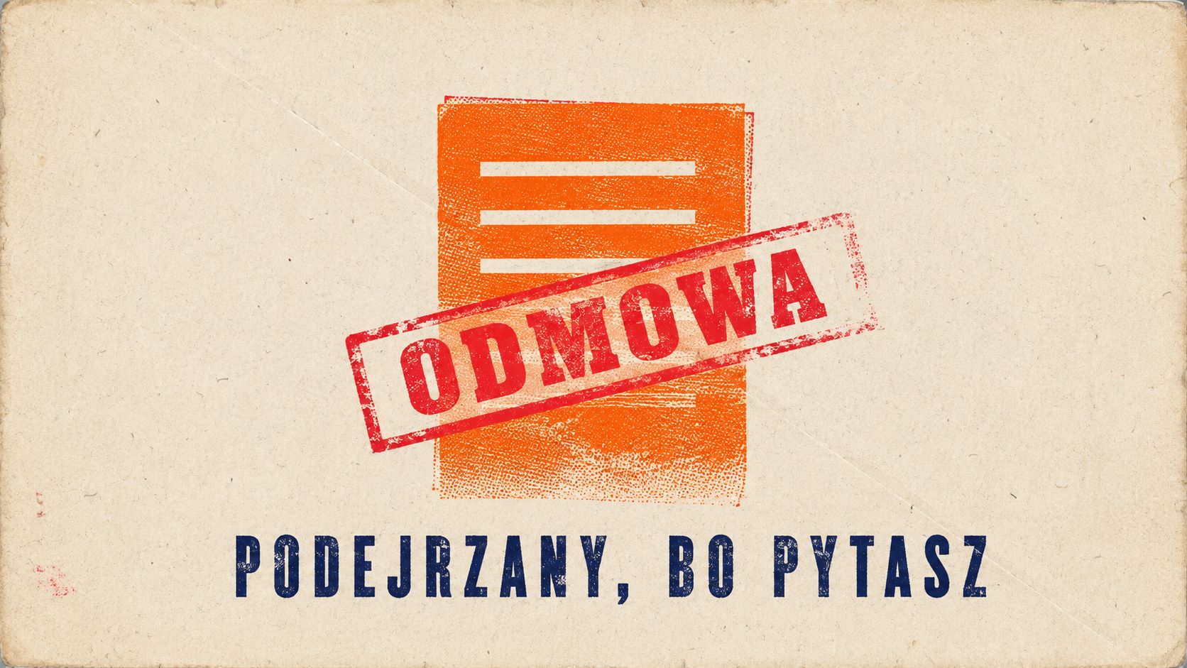 Dokument z pieczęcią ODMOWA - odmowa wydania interpretacji indywidualnej przez KIS
